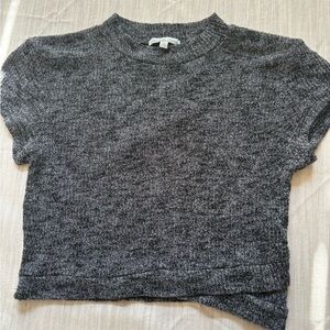 Charlotte Russe Charcoal Crew Neck Sweater Medium